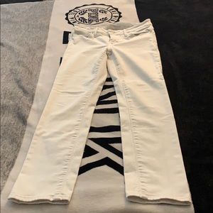Calvin Klein white skinny jeans